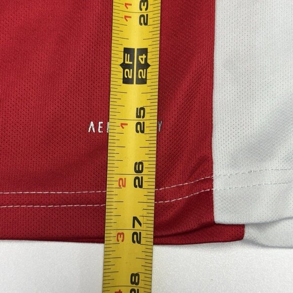Ajax Adidas Jersey Adult Medium Red Eredivisie Europa League Soccer Climalite - Picture 14 of 15